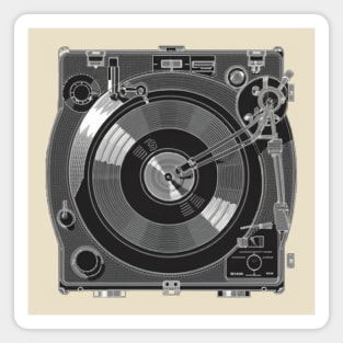 Retro Turntable Magnet